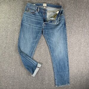 Todd Snyder Selvedge Jeans Men 32x30 Slim Button Fly Dapper Modern Denim